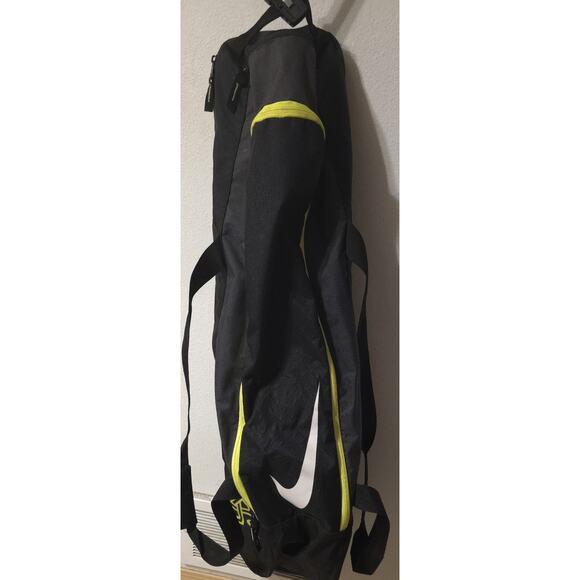 Nike MVP Edge Baseball Softball Bat Bag Black Neon Logo - Picture 1 of 16